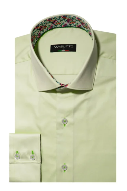 Masutto Shirt | JUDE-03 SLEEVE BUTTON DOWN SHIRT